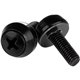 StarTech.com M5 x 12mm - Screws - 50 Pack, Black - M5 Mounting Screws for Server Rack & Cabinet - Install your rack-mountable ha