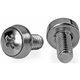 StarTech.com 50 Pkg M6 Mounting Screws for Server Rack Cabinet - Mount equipment with these high quality screws - Compatible wit