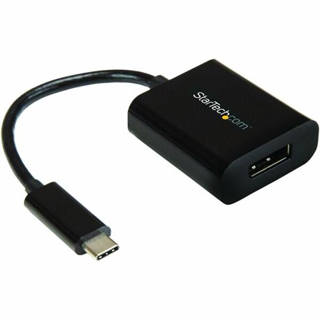 StarTech.com USB C to DisplayPort Adapter 4K 60Hz - USB Type-C to DP 1.4 Monitor Video Converter (DP Alt Mode) - Thunderbolt 3 C