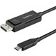 StarTech.com 3ft (1m) USB C to DisplayPort 1.2 Cable 4K 60Hz - Reversible DP to USB-C / USB-C to DP Video Adapter Monitor Cable 