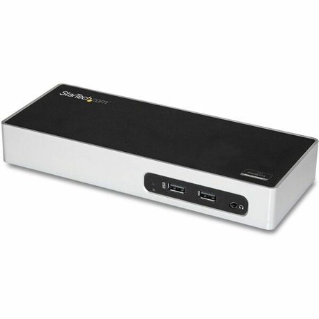 StarTech.com USB 3.0 Docking Station - Dual Monitor Laptop Dock with HDMI & DVI/VGA - 6x USB Type-A Hub, GbE - Universal Windows