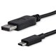 StarTech.com 3ft/1m USB C to DisplayPort 1.2 Cable 4K 60Hz - USB Type-C to DP Video Adapter Monitor Cable HBR2 - TB3 Compatible 