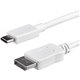 StarTech.com 3ft/1m USB C to DisplayPort 1.2 Cable 4K 60Hz - USB Type-C to DP Video Adapter Monitor Cable HBR2 - TB3 Compatible 