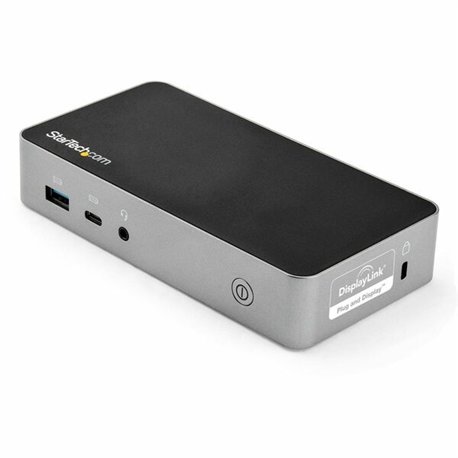 StarTech.com USB-C Dock - Dual Monitor 1080p HDMI Laptop Docking Station - 60W Power Delivery - 1x USB-C, 3x USB-A, GbE - Mac & 