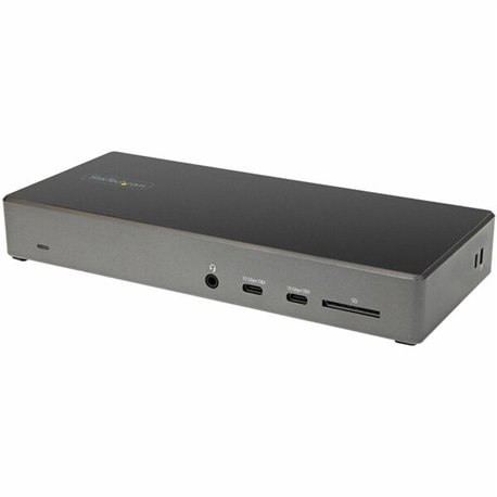 StarTech.com USB C Dock, Triple 4K Monitor USB-C Docking Station with DP 1.4 & DSC, 2x DisplayPort & 1x HDMI, 100W PD, 6x USB (2