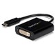 StarTech.com USB C to DVI Adapter - Thunderbolt 3 Compatible - 1920x1200 - USB-C to DVI Adapter for USB-C devices such as your 2