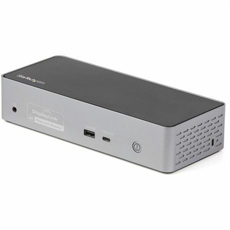StarTech.com USB-C Dock, 4K 60Hz Quad Monitor DisplayPort & HDMI, Universal USB C Docking Station, 100W Power Delivery, USB Hub 