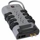 Belkin 12-Outlet Pivot-Plug Surge Protectors - 8 foot Cable - 4320 Joules - 12 x AC Power - 4320 J - Phone, Coaxial Cable Line