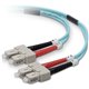 Belkin Fiber Optic Patch Cable - SC Male - SC Male - 16.4ft - Aqua