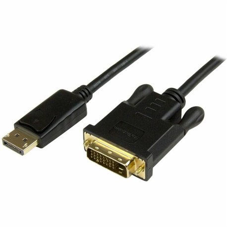 StarTech.com DisplayPort to DVI Converter Cable - DP to DVI Adapter - 3ft - 1920x1200 - Eliminate clutter by connecting your PC 