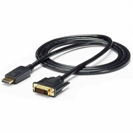 StarTech.com 6ft (1.8m) DisplayPort to DVI Cable, DisplayPort to DVI Adapter Cable, DP to DVI-D Converter, Replacement for DP2DV