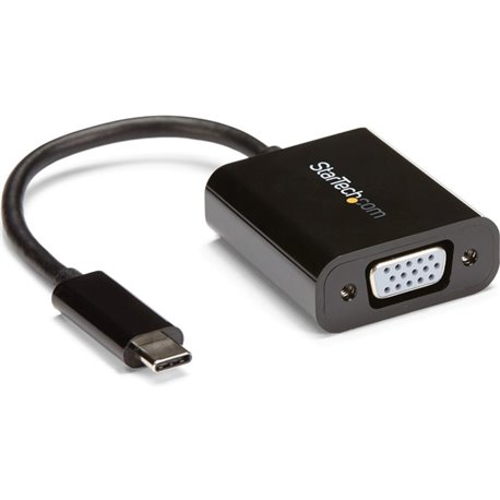 StarTech.com USB-C to VGA Adapter - Thunderbolt 3 Compatible - USB C Adapter - USB Type C to VGA Dongle Converter - Connect your