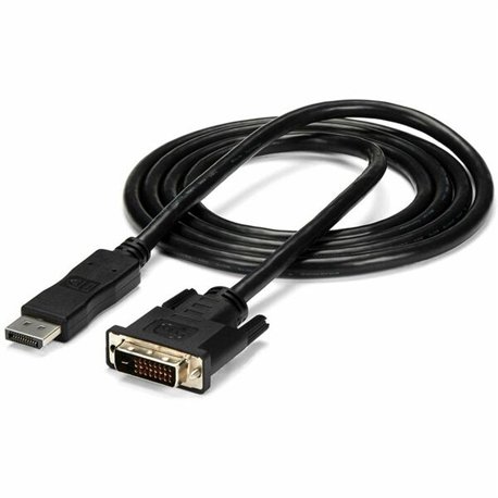 StarTech.com 6ft (1.8m) DisplayPort to DVI Cable, DisplayPort to DVI Adapter Cable, DP to DVI-D Converter, Replaced by DP2DVI2MM