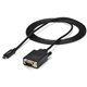 StarTech.com 6ft/2m USB C to VGA Cable - 1920x1200/1080p USB Type C DP Alt Mode to VGA Video Monitor Adapter Cable -Works w/ Thu