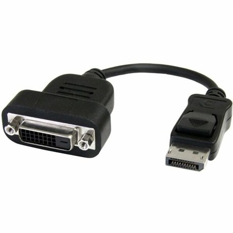 StarTech.com DisplayPort to DVI Adapter, Active DisplayPort to DVI-D Adapter Converter 1080p, DP 1.2 to DVI Adapter, Latching DP
