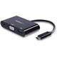 StarTech.com USB-C VGA Multiport Adapter - USB-A Port - with Power Delivery (USB PD) - USB C Adapter Converter - USB C Dongle - 