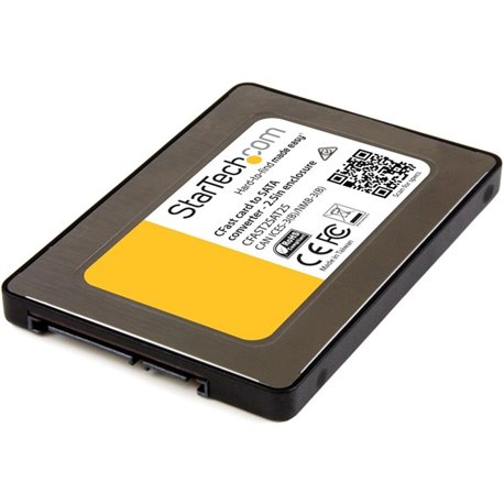 StarTech.com CFast Card to SATA Adapter with 2.5" Housing - Supports SATA III (6 Gbps) - Convert your CFast card into a 2.5" SAT