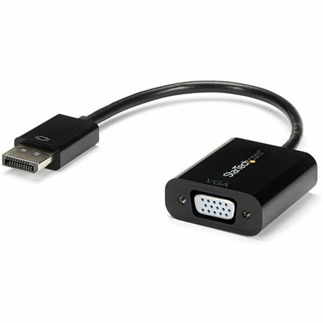 StarTech.com DisplayPort to VGA Adapter, Active DP to VGA Converter, 1080p Video, DP to VGA Adapter Dongle (Digital to Analog), 