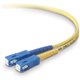 Belkin Fiber Optic Duplex Patch Cable - SC Male - SC Male - 6.56ft - Yellow