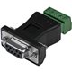 StarTech.com RS422 RS485 Serial DB9 to Terminal Block Adapter - Convert an RS-422 or RS-485 DB 9 male serial connector to a term