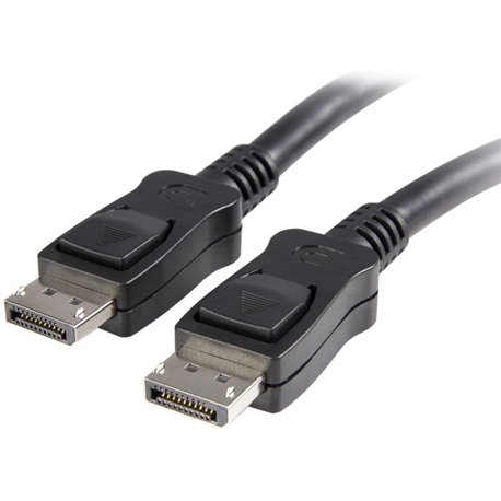 StarTech.com 20 ft DisplayPort Cable with Latches - M/M - 20ft/6m DisplayPort to DisplayPort cable 2K (2560x1440p 30Hz)/10.8 Gbp