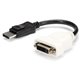 StarTech.com DisplayPort to DVI Adapter, DisplayPort to DVI-D Adapter/Video Converter 1080p, DP 1.2 to DVI Monitor, Latching DP 