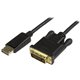 StarTech.com DisplayPort to DVI Converter Cable - DP to DVI Adapter - 3ft - 1920x1200 - Eliminate clutter by connecting your PC 