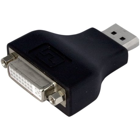 StarTech.com Compact DisplayPort to DVI Adapter, DP 1.2 to DVI-D Adapter/Video Converter 1080p, DP to DVI Monitor, Latching DP C