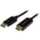 StarTech.com DisplayPort to HDMI converter cable - 6 ft (2m) - 4K - Eliminate clutter by connecting your PC directly to an HDMI 