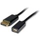 StarTech.com 3ft (1m) DisplayPort to Mini DisplayPort Cable, 4K x 2K Video, DP Male to Mini DP Female Adapter Cable, DP to mDP 1