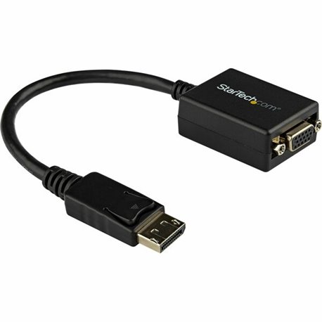 StarTech.com DisplayPort to VGA Video Adapter Converter - Connect a VGA monitor to a DisplayPort-equipped PC - Works with Displa