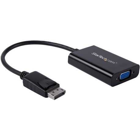 StarTech.com DisplayPort to VGA Adapter with Audio - DP to VGA Converter - 1920x1200 - Connect your PC to a VGA display and a di