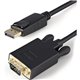 StarTech.com 3ft (1m) DisplayPort to VGA Cable, Active DisplayPort to VGA Adapter Cable, 1080p Video, DP to VGA Monitor Converte