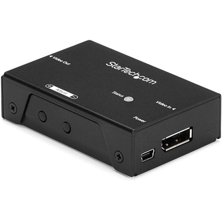 StarTech.com DisplayPort Signal Booster - DisplayPort Extender - DP Video Signal Amplifier - 4K 60Hz - Amplify the strength of y