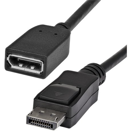 StarTech.com 6ft (2m) DisplayPort Extension Cable, 4K x 2K Video, DisplayPort Male to Female Extension Cable, DP 1.2 Extender Ca