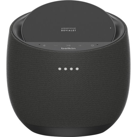 Belkin SOUNDFORM ELITE Bluetooth Smart Speaker - 150 W RMS - Google Assistant, Alexa Supported - Black - 40 Hz to 20 kHz - Wirel