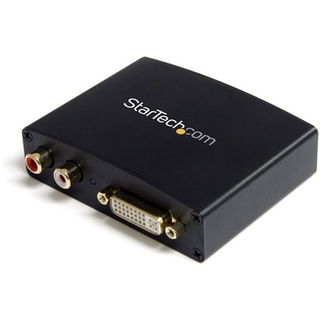 StarTech.com DVI to HDMI Video Converter with Audio - Connect a DVI-D source device with RCA audio to an HDMI monitor/television