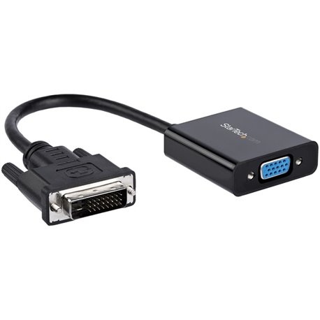 StarTech.com DVI-D to VGA Active Adapter Converter Cable - 1080p - Connect a DVI-D equipped Laptop or Desktop Computer to your V