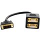 StarTech.com 1 ft DVI-I Analog to 2x VGA Video Splitter Cable - M/F - Display a DVI-I signal on two VGA monitors simultaneously 