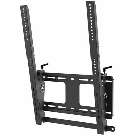 StarTech.com Portrait/Vertical TV Wall Mount, Heavy Duty TV Mount for 40-55 inch VESA Display (110lb/50kg), Tilt, w/Lockable Sec