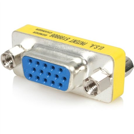 StarTech.com Slimline - Display gender changer - VGA - HD-15 (F) - HD-15 (F) - This Slimline Gender Changer (HDDB15F to HDDB15F)