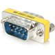 StarTech.com Slimline Serial DB9 Gender Changer - M/M - Convert a DB9 9-pin female connector into a DB9 9-pin male connector