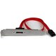 StarTech.com 18in 1 Port SATA to eSATA Plate Adapter - Turn a standard SATA motherboard connection into an external eSATA port -