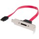 StarTech.com Low Profile SATA to eSATA Plate Adapter - Add an eSATA port to your PC, extended from internal Serial ATA connectio