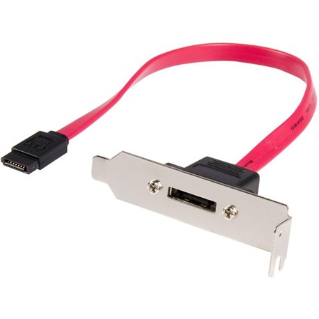 StarTech.com Low Profile SATA to eSATA Plate Adapter - Add an eSATA port to your PC, extended from internal Serial ATA connectio