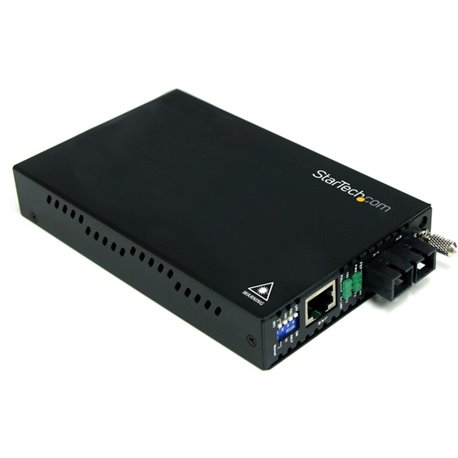 StarTech.com 10/100 Mbps Multi Mode Fiber Media Converter SC 2 km - Convert and extend a 10/100 Mbps Ethernet connection up to 1