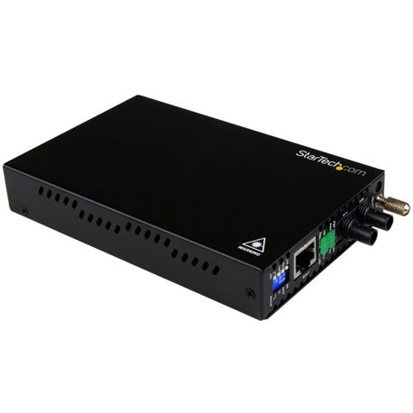 StarTech.com 10/100 Mbps Multi Mode Fiber Media Converter ST 2 km - Convert and extend a 10/100 Mbps Ethernet connection up to 1