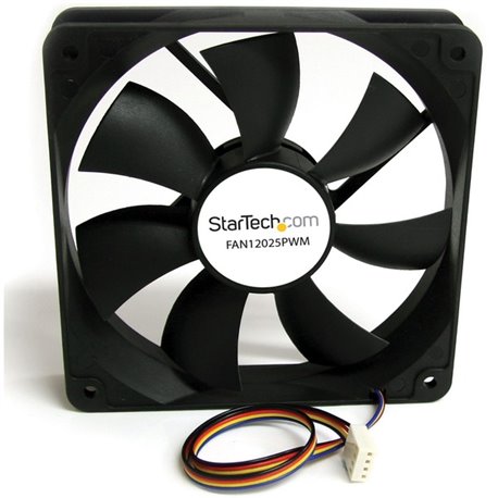 StarTech.com 120x25mm Computer Case Fan with PWM - Pulse Width Modulation Connector - Add a Variable Speed, PWM-controlled Cooli