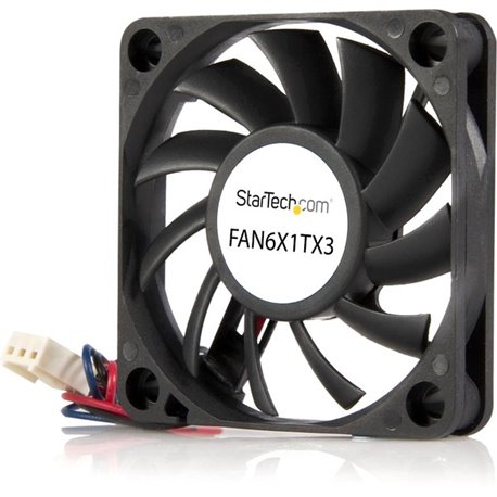 StarTech.com Replacement 60mm Ball Bearing CPU Case Fan - TX3 Connector - System fan kit - 60 mm - Add additional chassis coolin