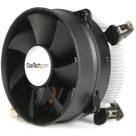 StarTech.com CPU Cooler Fan - Processor cooler - ( Socket 775 ) - aluminum - black - 95mm - Provide a fan and heatsink cooling s